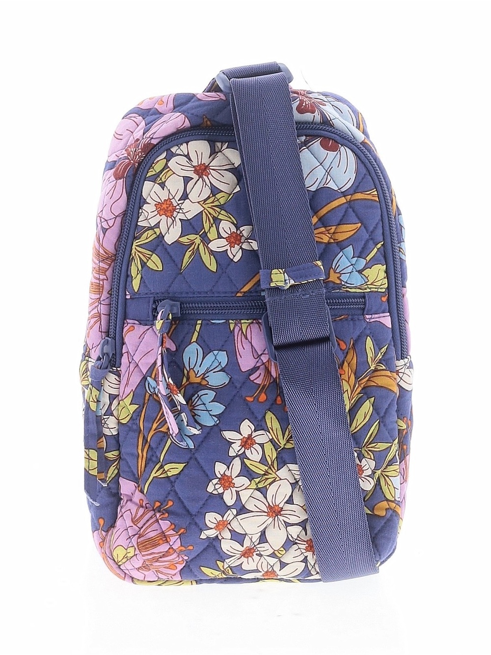 Vera Bradley Floral Sling Bag Purple Floral. NWOT